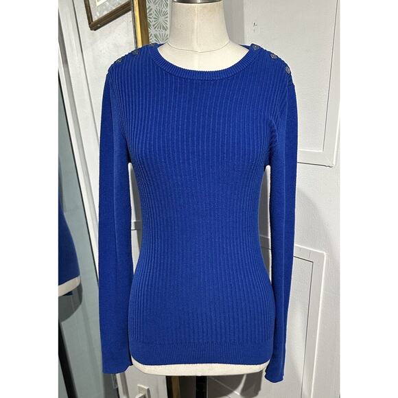 J. McLaughlin Sweaters - J MCLAUGHLIN Women's Size XS Cobalt Blue Long Sleeve Sweater